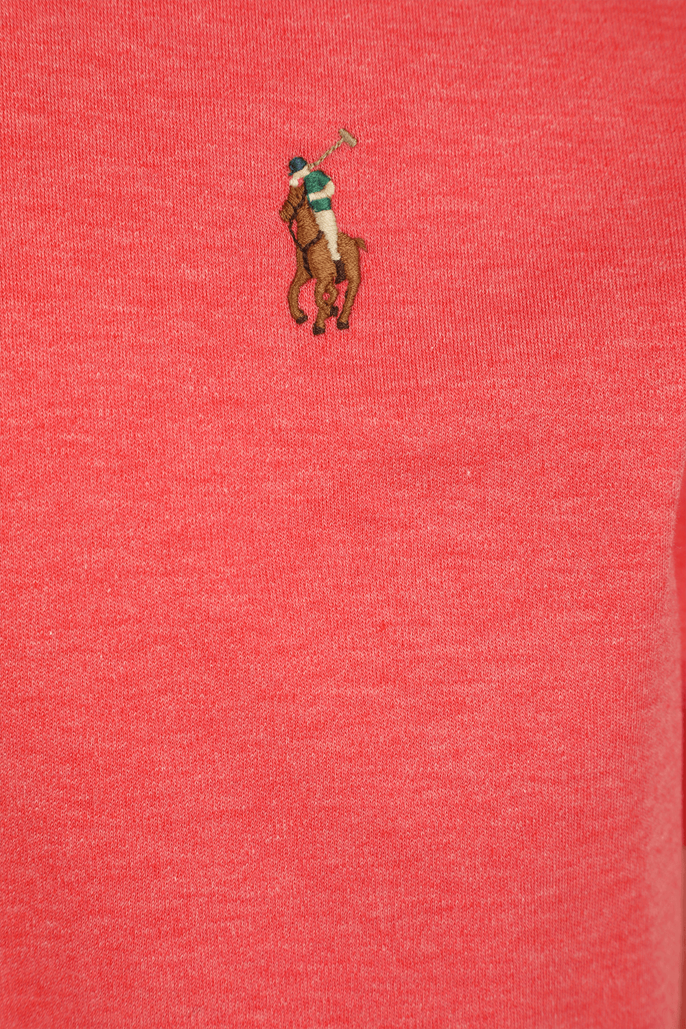 תמונה אחורית של Slim Fit T-Shirt in Pink POLO RALPH LAUREN