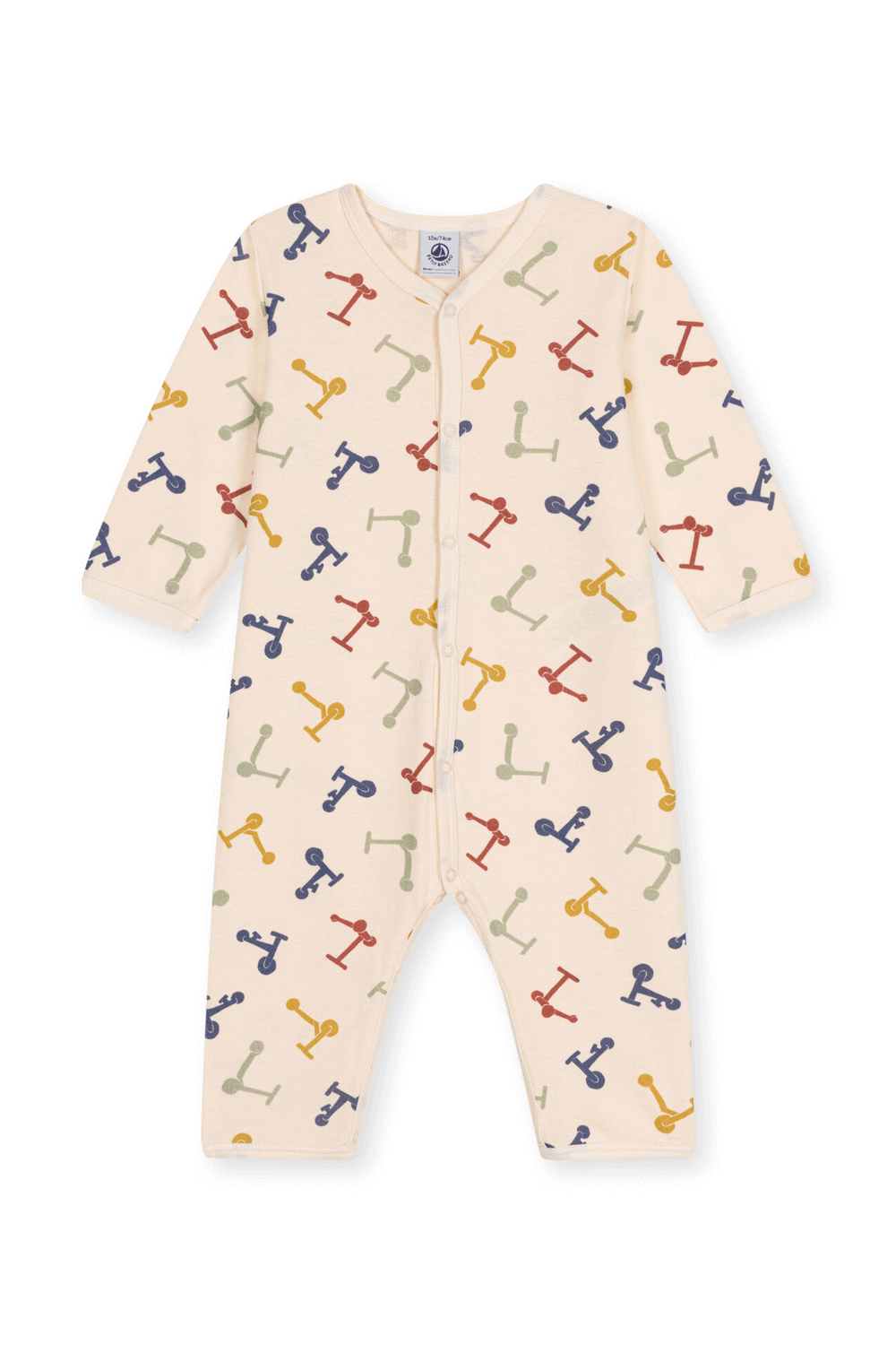 תמונה קידמית של אוברול - גילאי 3-36 חודשים PETIT BATEAU