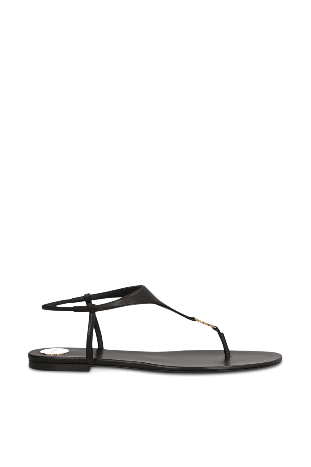 תמונה קידמית של סנדלי אצבע SAINT LAURENT