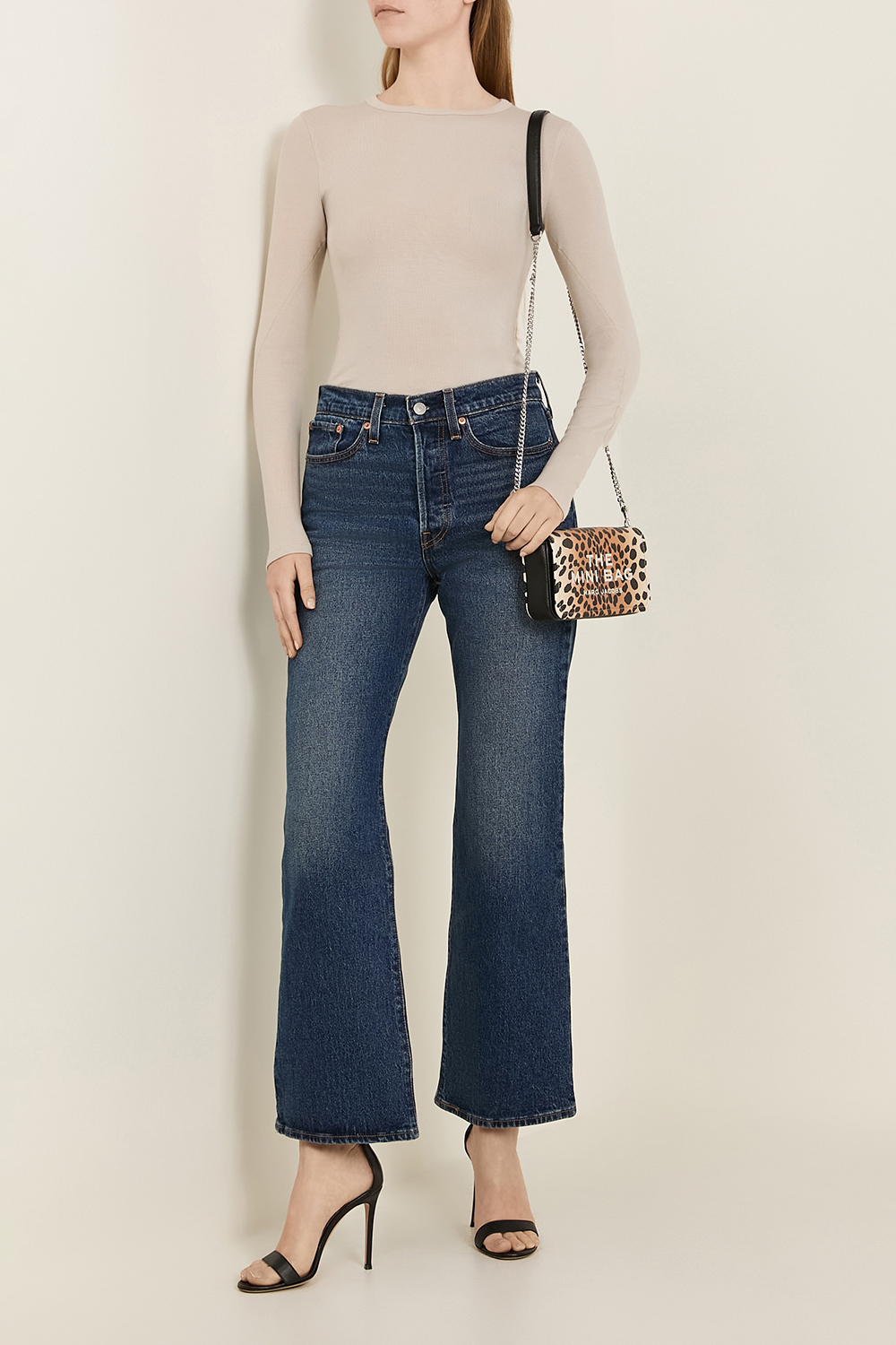 תמונת דוגמן קידמית של תיק כתף מיני בג MARC JACOBS