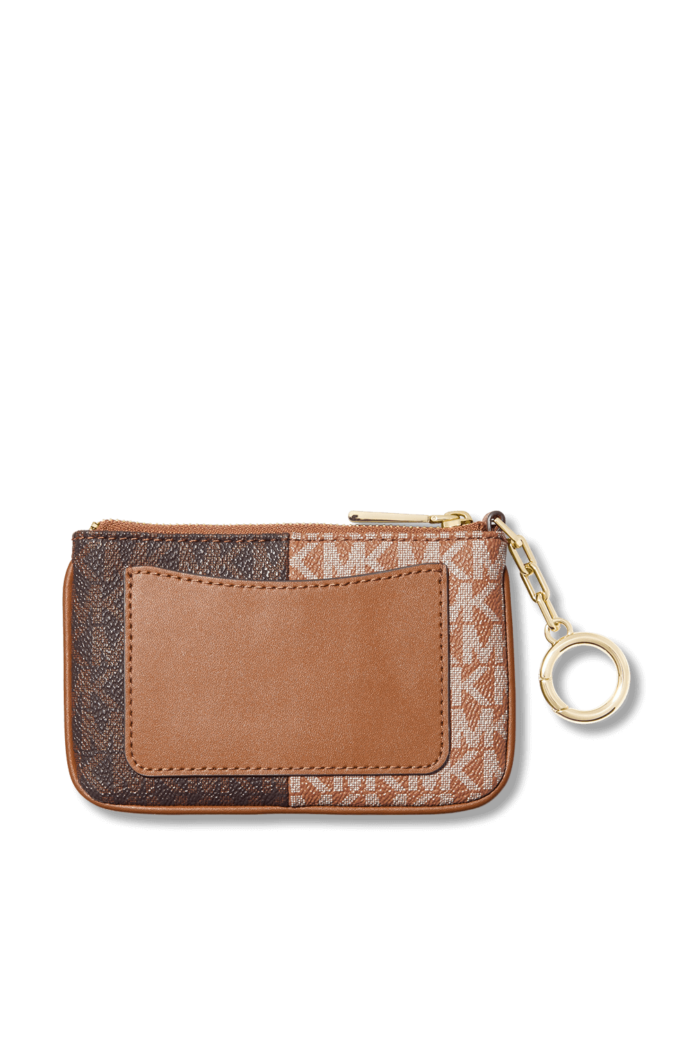 תמונה אחורית של XS Key Card Case in Brown MICHAEL KORS