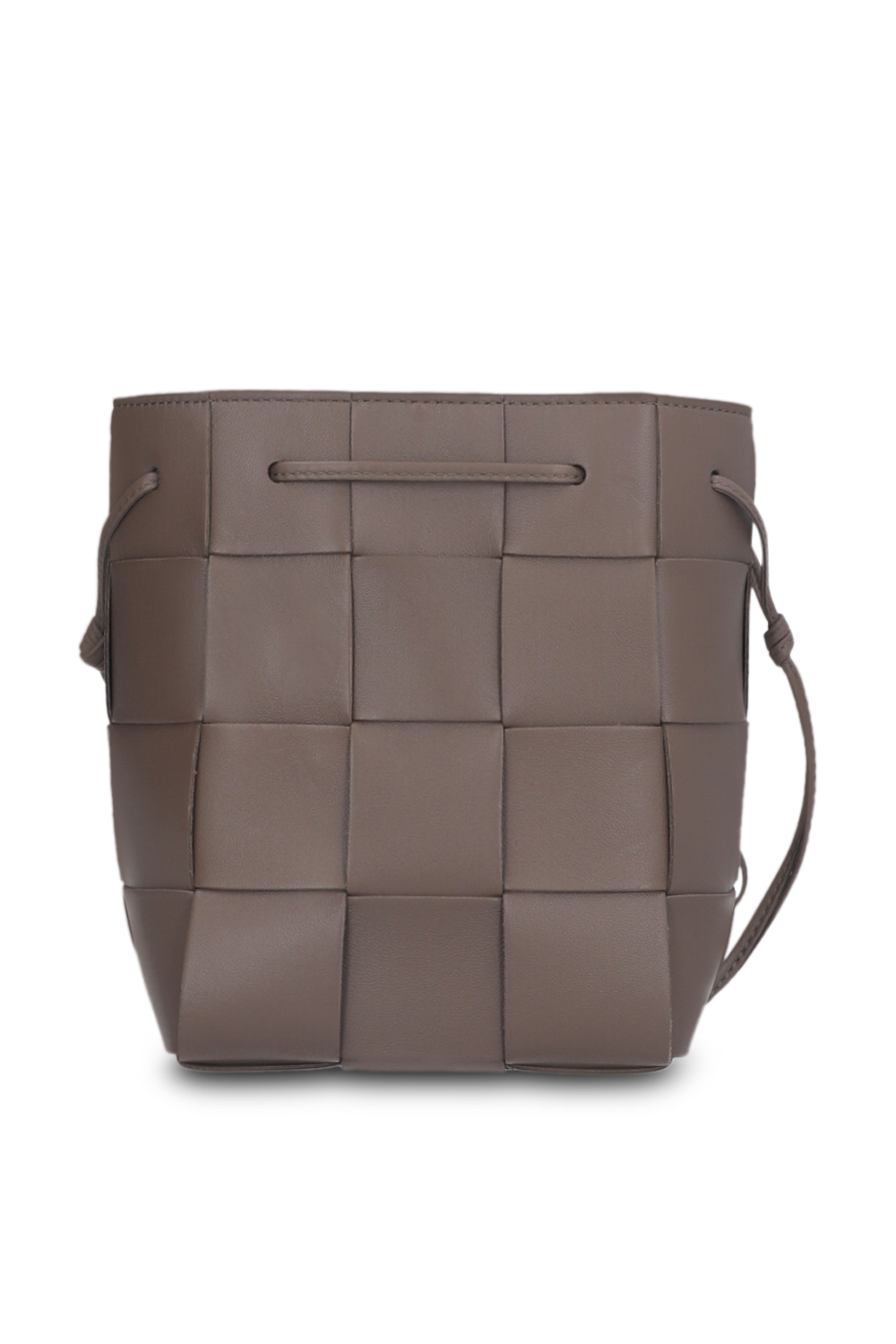 תמונה קידמית של תיק צד מעור BOTTEGA VENETA