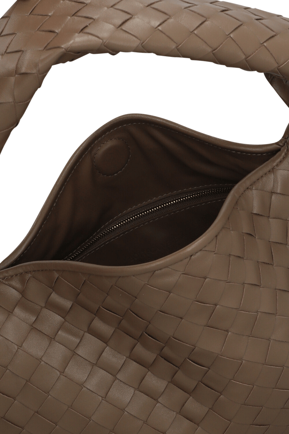תמונת פנים של תיק כתף הופ סמול BOTTEGA VENETA