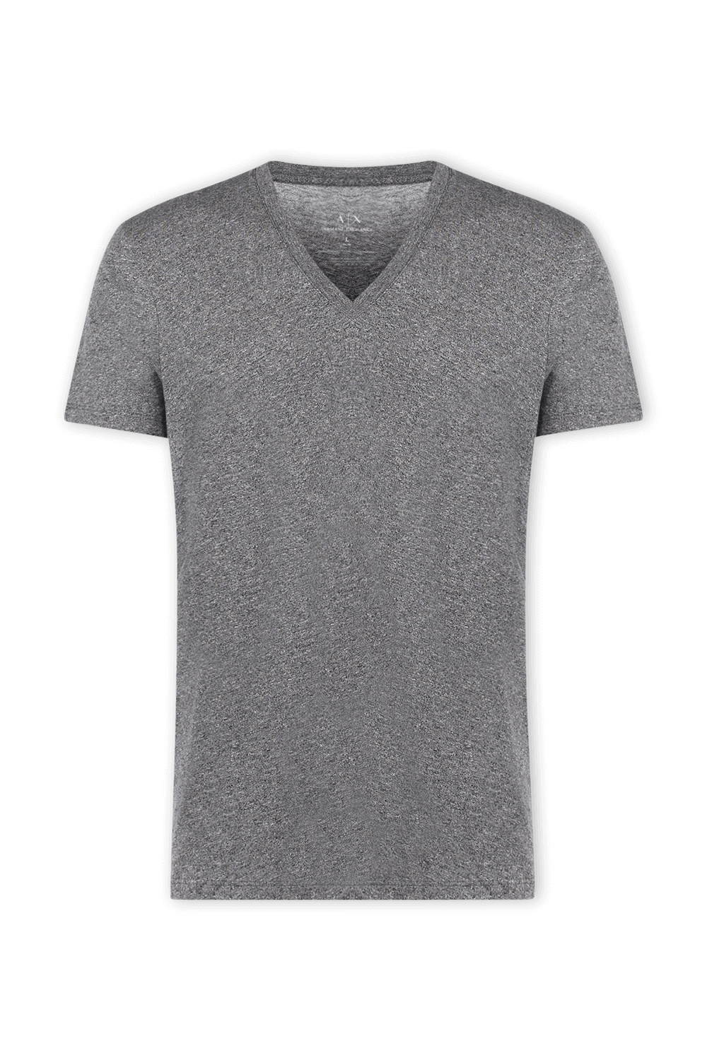 תמונה קידמית של Pima V Neck Tee in Slate Grey