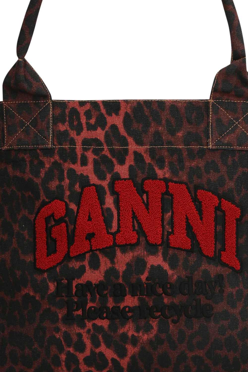 תמונת תקריב של תיק נשיאה אקסטרה אקסטרה לארג' GANNI