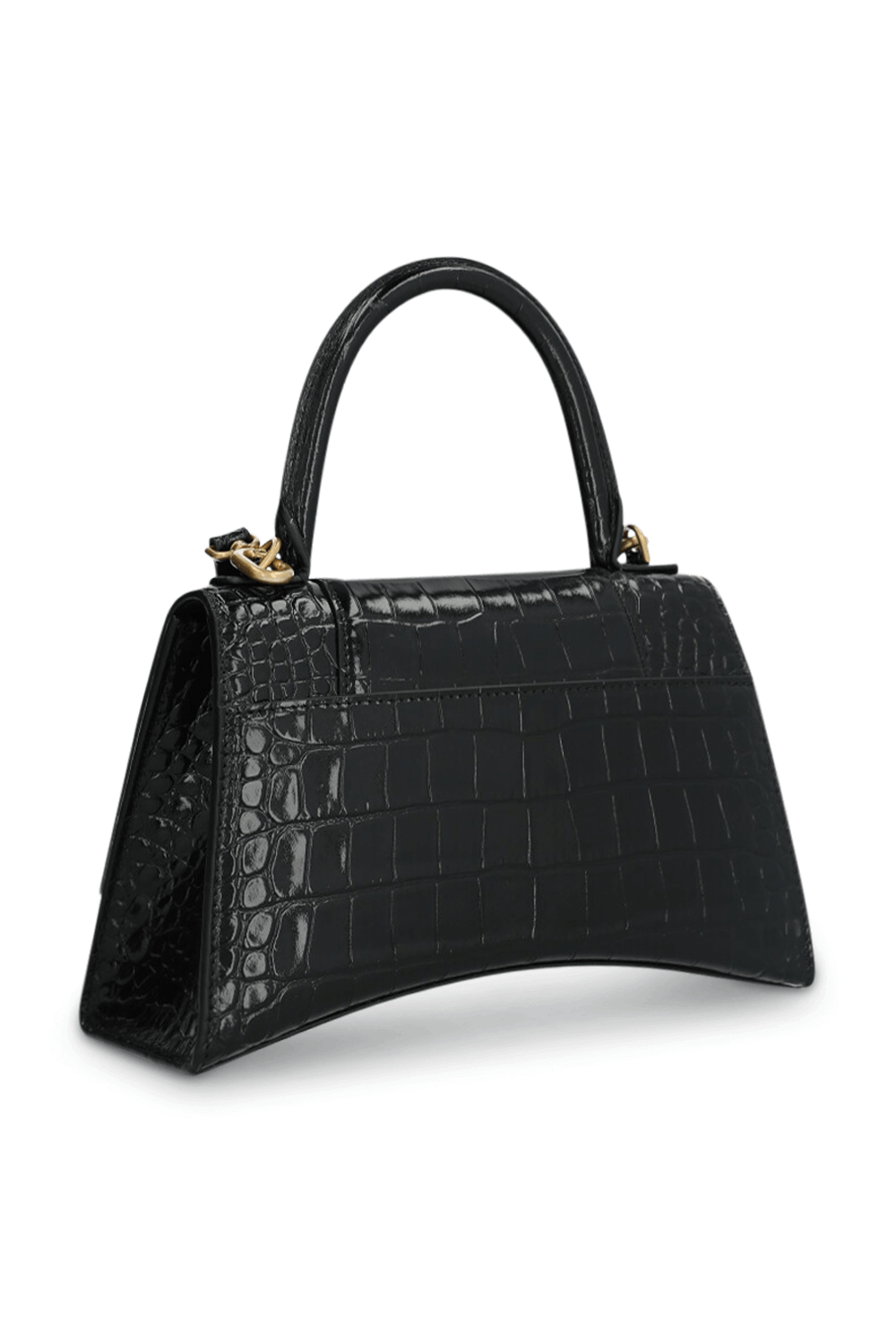 תמונה אחורית של תיק קרוסבודי מעור קרוקו BALENCIAGA