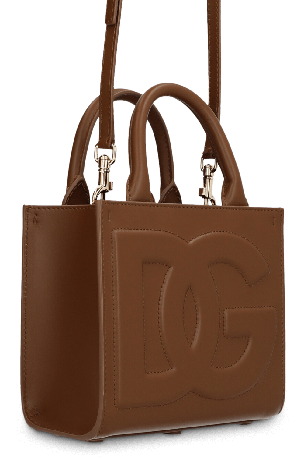 תמונת תקריב של תיק נשיאה מיני עם לוגו DOLCE & GABBANA