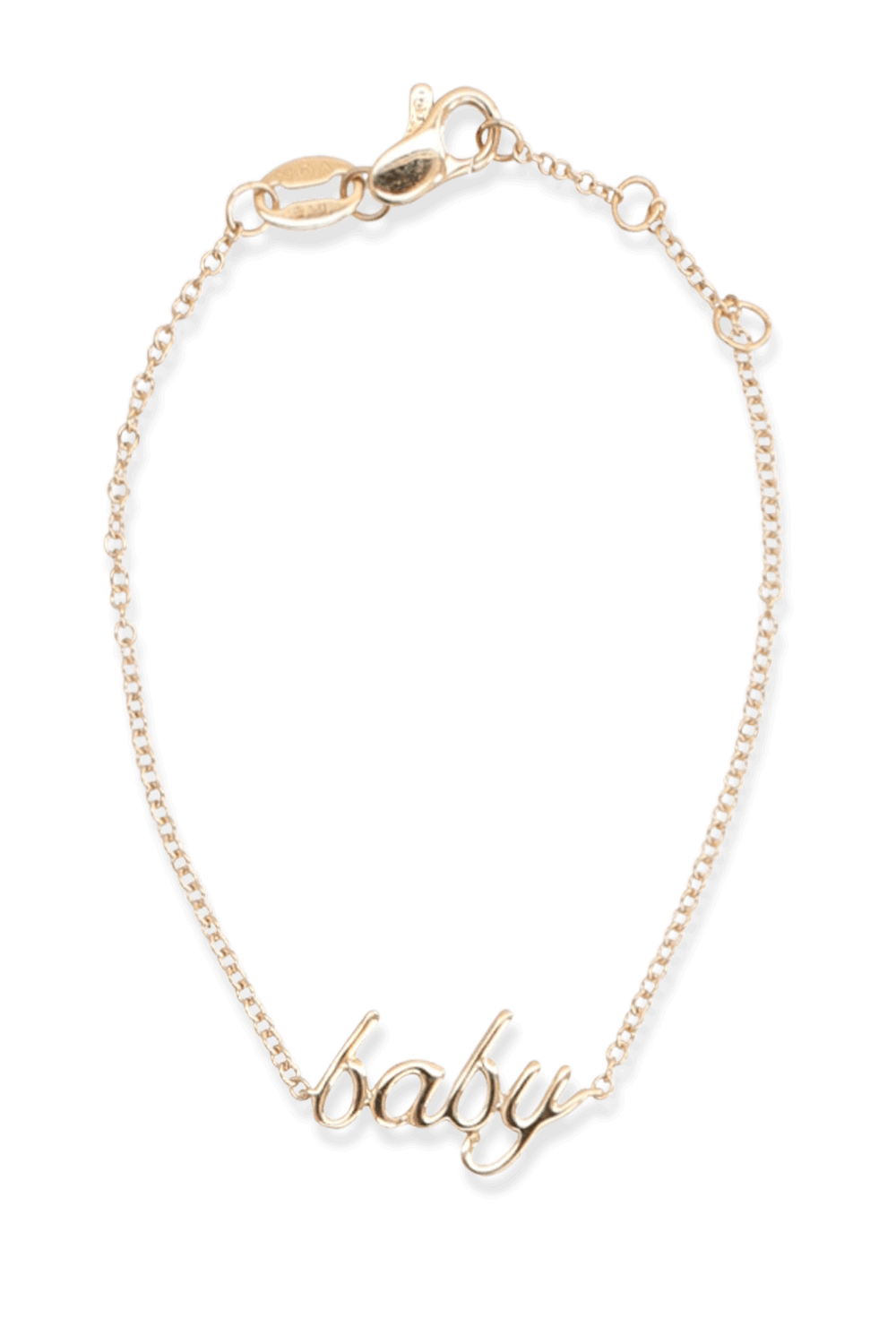 תמונה קידמית של צמיד בייבי זהב ורוד 18 קרט NOA FINE JEWELRY