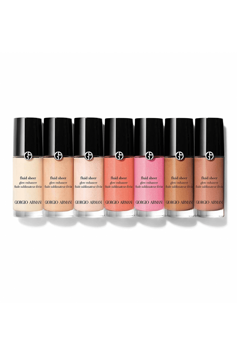 תמונת פנים של שימר פלואיד שיר למראה זוהר 5 ARMANI BEAUTY