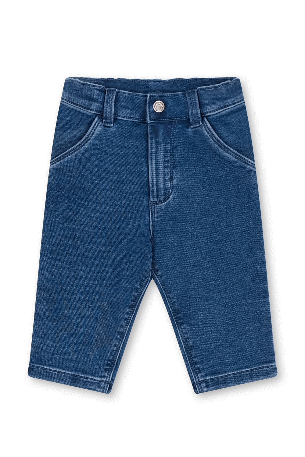 תמונה קידמית של מכנסי ג'ינס - גילאי 6-12 חודשים PETIT BATEAU