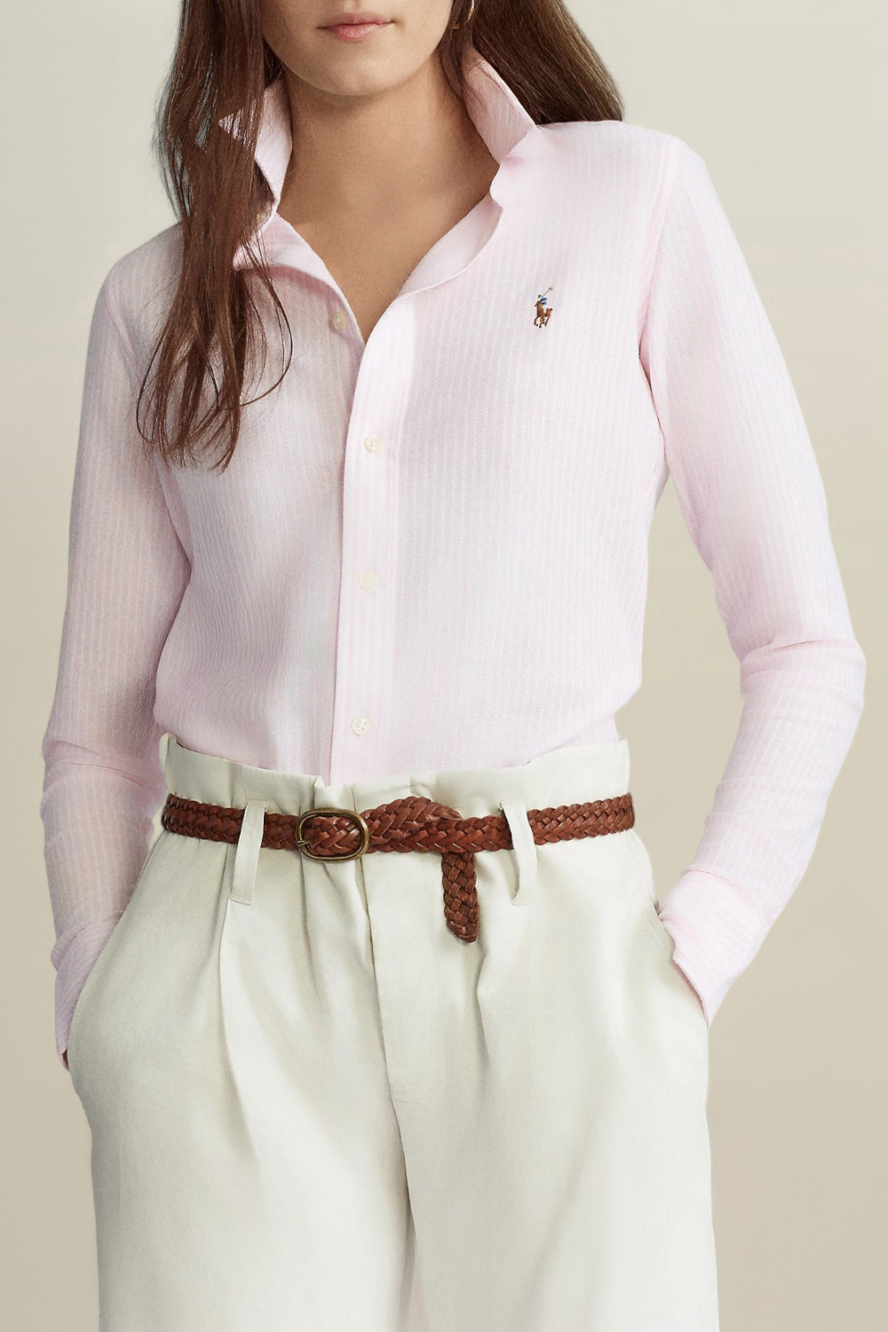תמונת דוגמן קידמית של חולצת כפתורים POLO RALPH LAUREN