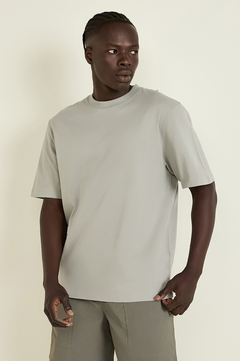 תמונת דוגמן קידמית של Heavyweight Cotton Jersey T-Shirt LULULEMON