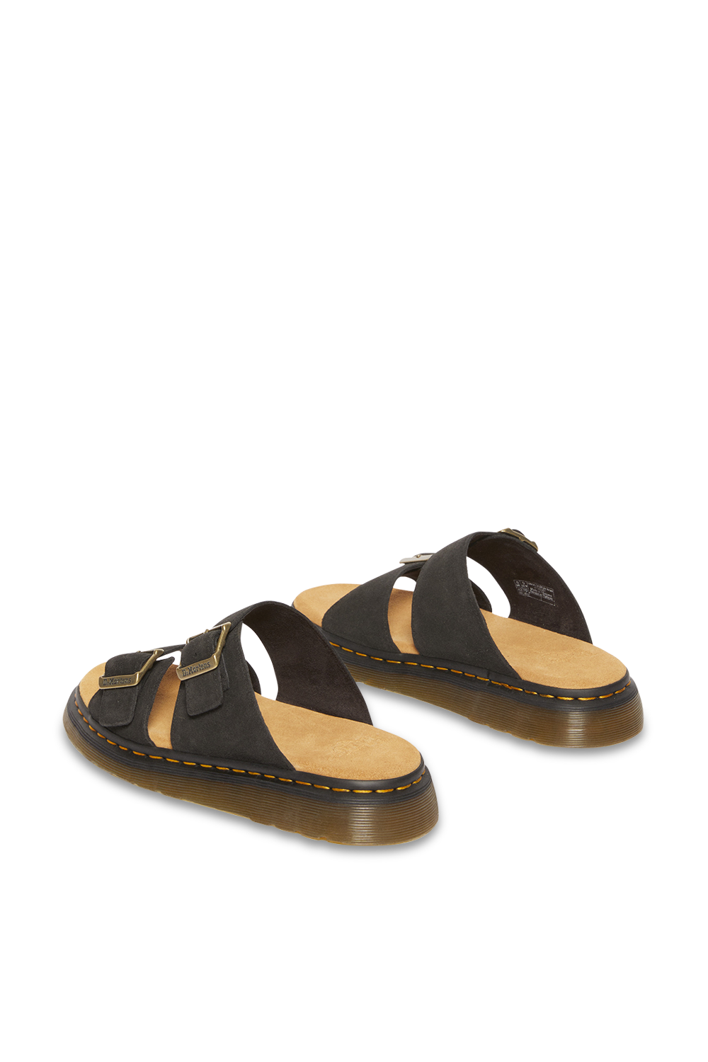 תמונת תקריב של כפכפי סליידס ג'וזף DR.MARTENS