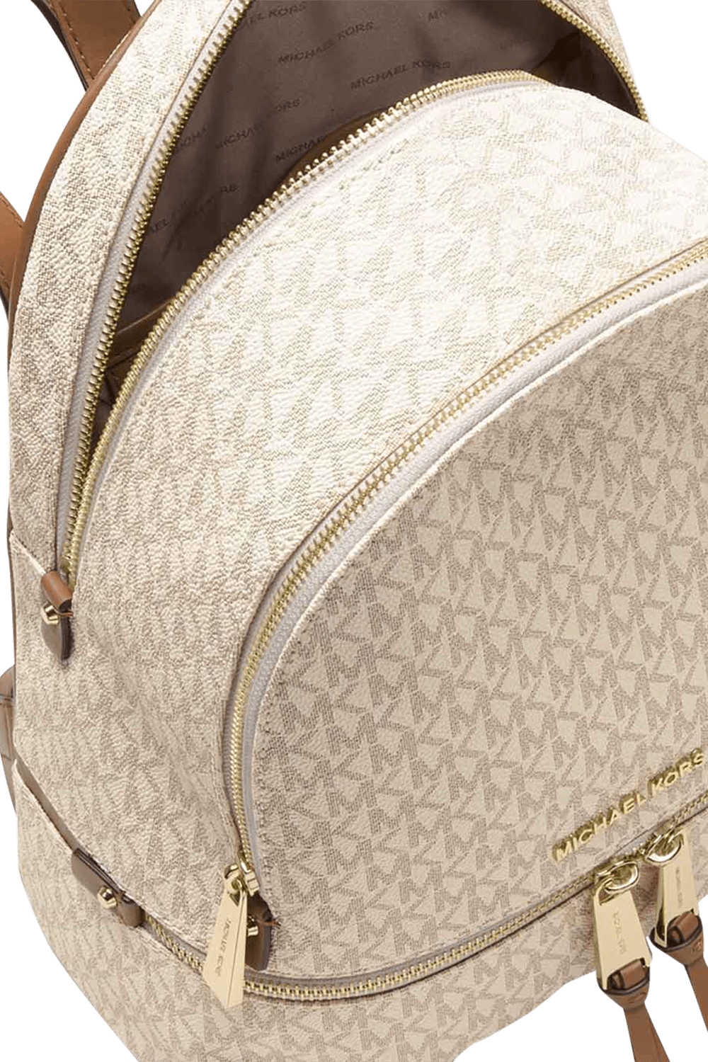 תמונה אחורית של תיק גב ראה מונוגרמי MICHAEL KORS