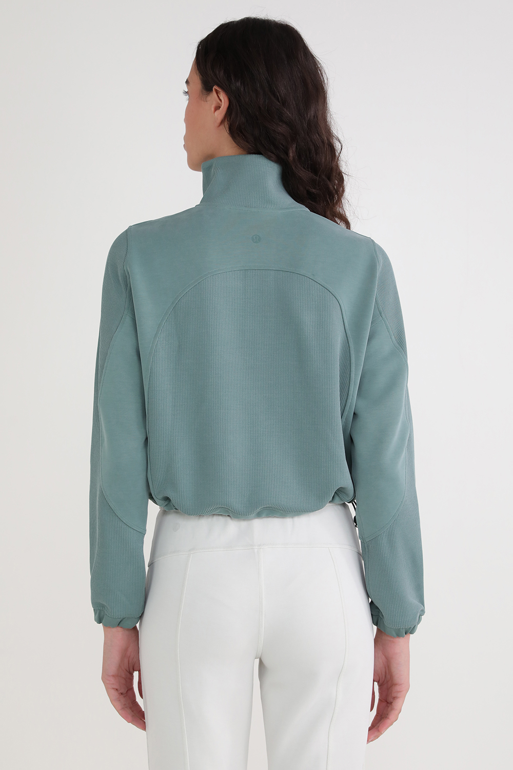 תמונת דוגמן אחורית של Brushed Softstreme Ribbed Half Zip