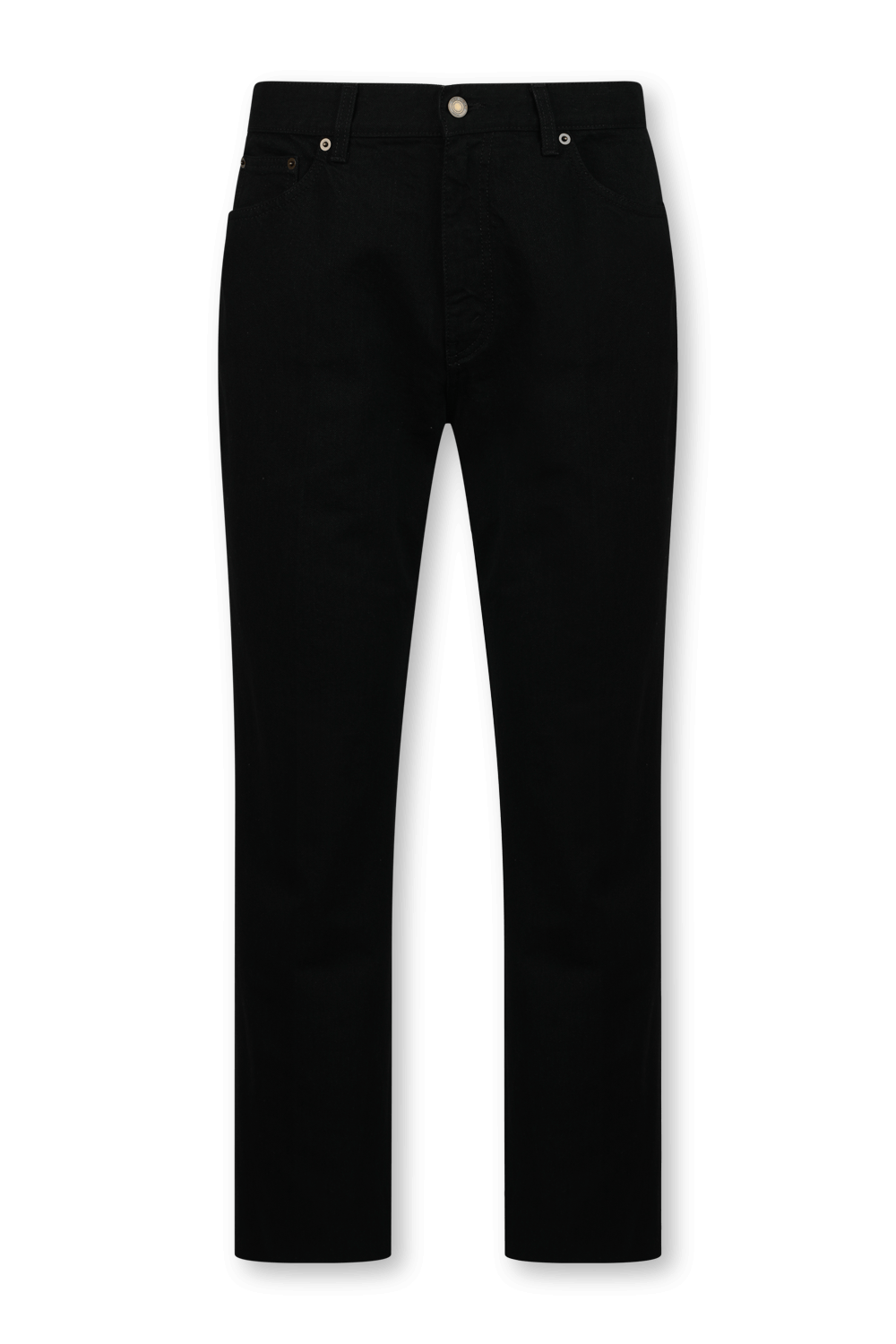 תמונה קידמית של מכנסי ג'ינס קלייד רחבים SAINT LAURENT