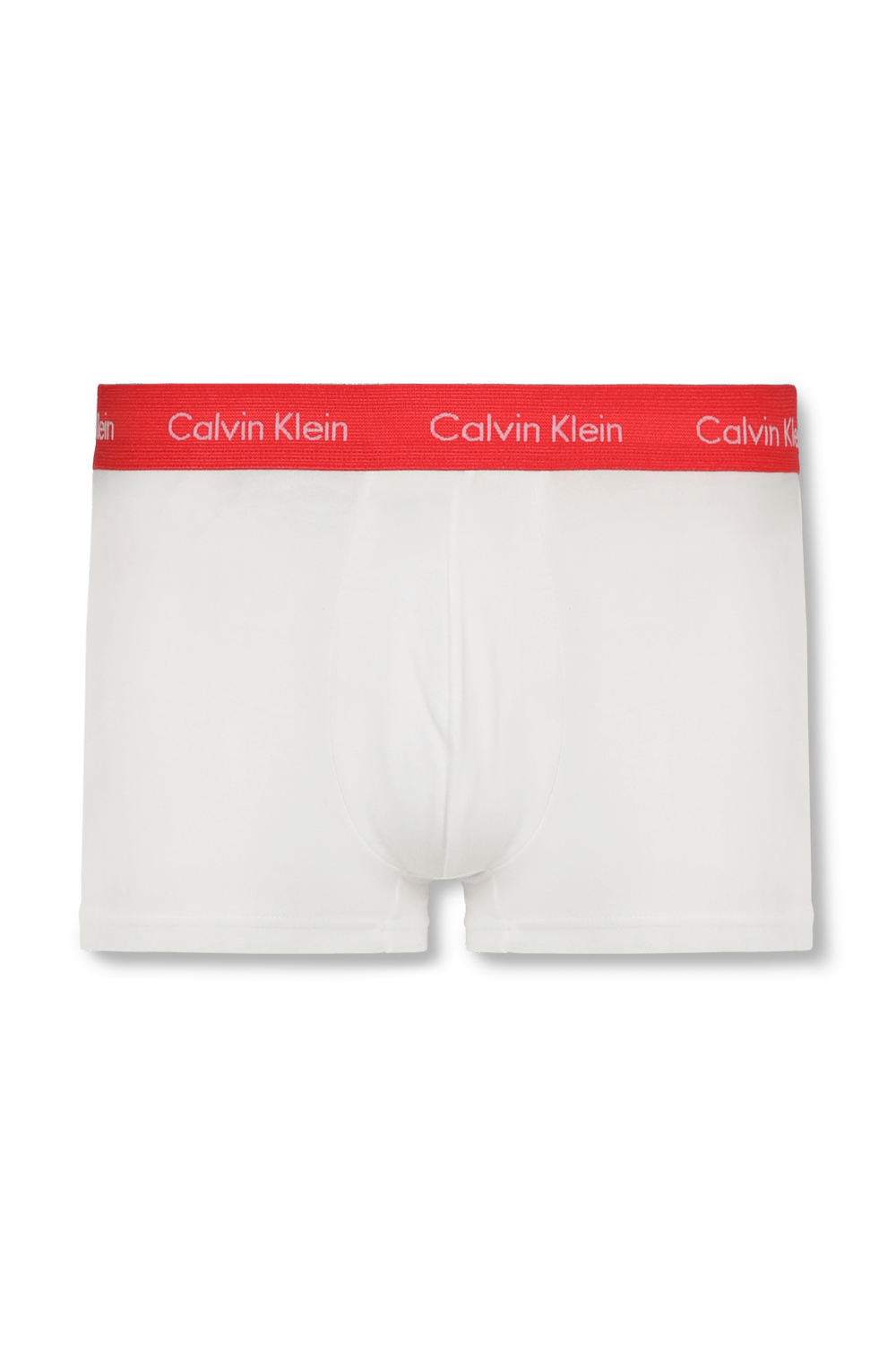 תמונת תקריב של 3 Pack Low Rise Trunks in White