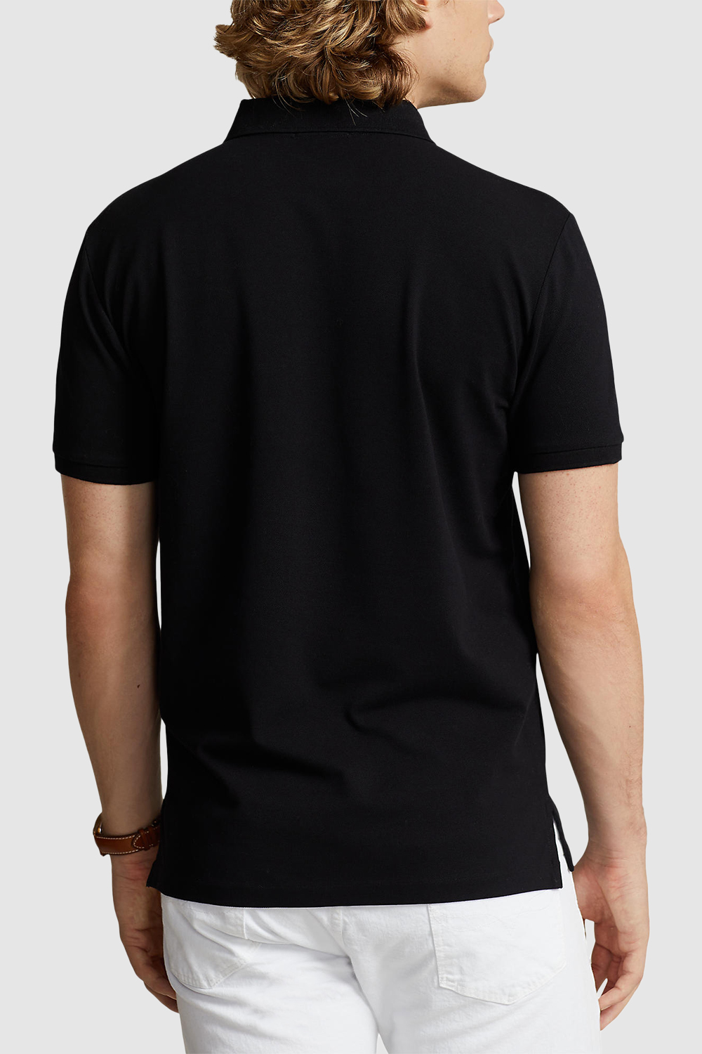 תמונת דוגמן אחורית של חולצת פולו קצרה POLO RALPH LAUREN