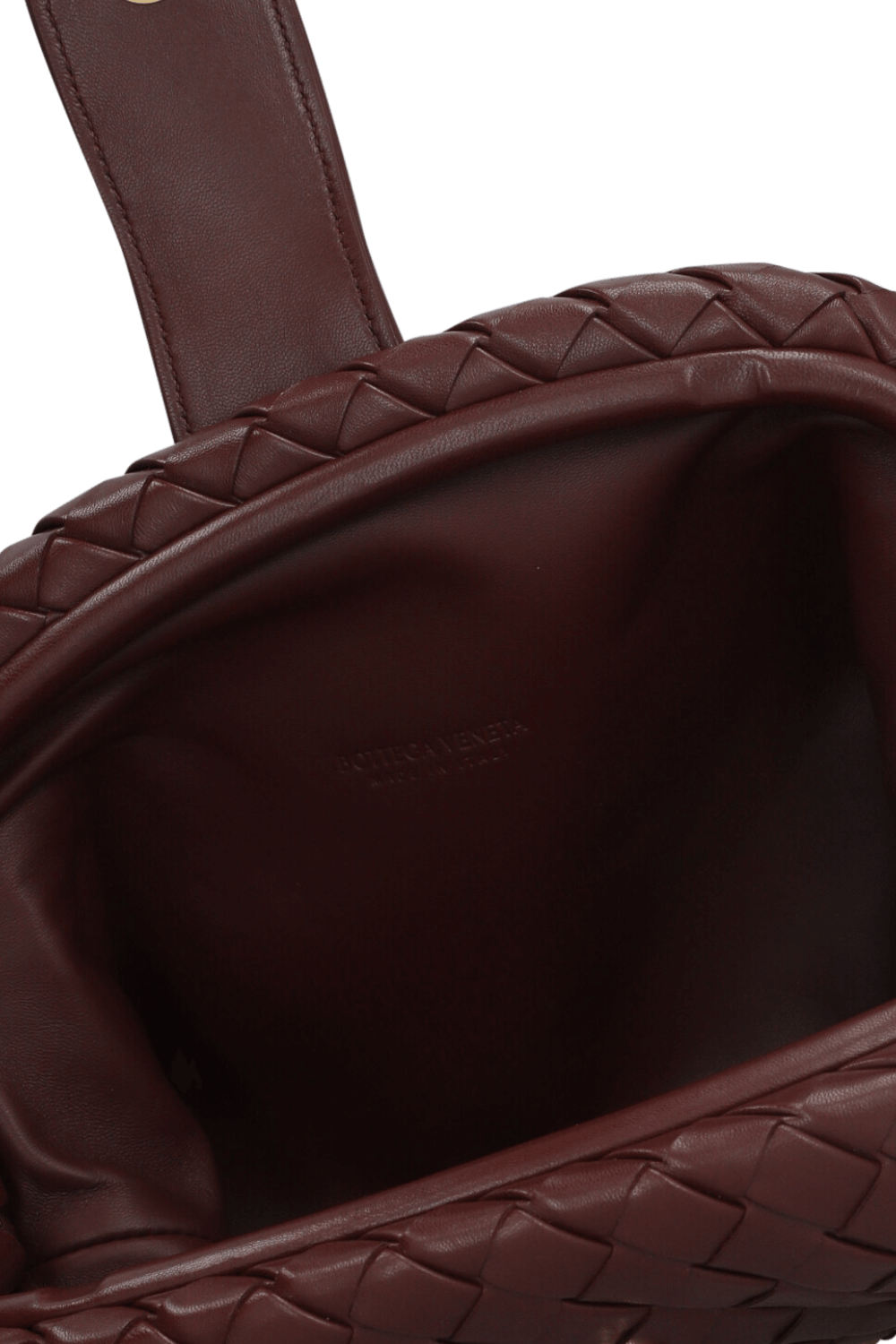 תמונת פנים של תיק קלאץ' לורן 1980 מדיום BOTTEGA VENETA