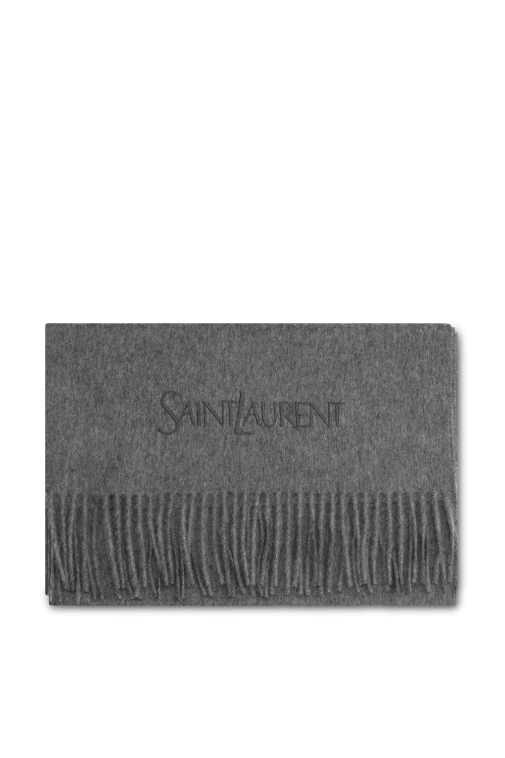 תמונה קידמית של צעיף קשמיר SAINT LAURENT