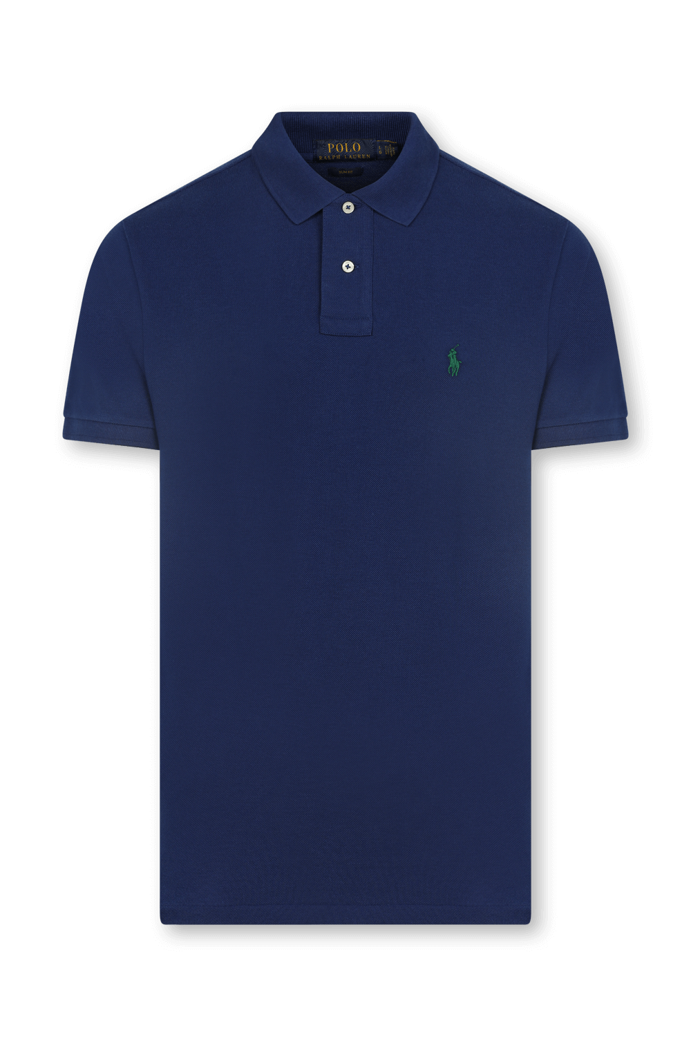 תמונה קידמית של חולצת פולו קצרה מכותנה POLO RALPH LAUREN