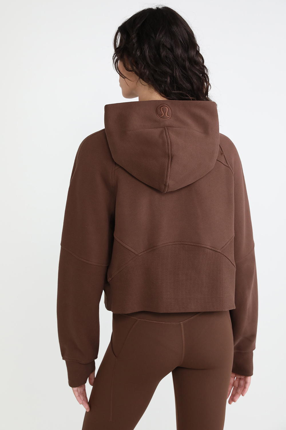 תמונת דוגמן אחורית של Scuba Oversized Half Zip Hoodie