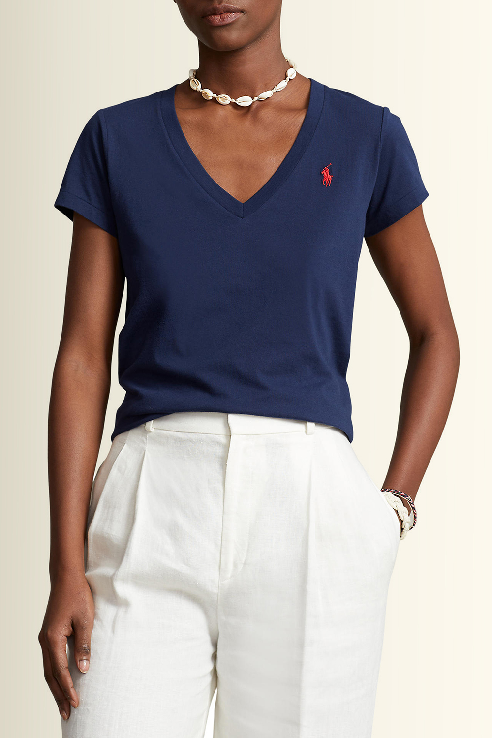 תמונת דוגמן קידמית של חולצת טי POLO RALPH LAUREN