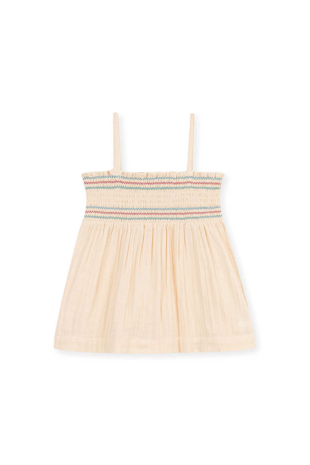 תמונה קידמית של גופייה עם כיווצים - גילאי 6-12 PETIT BATEAU