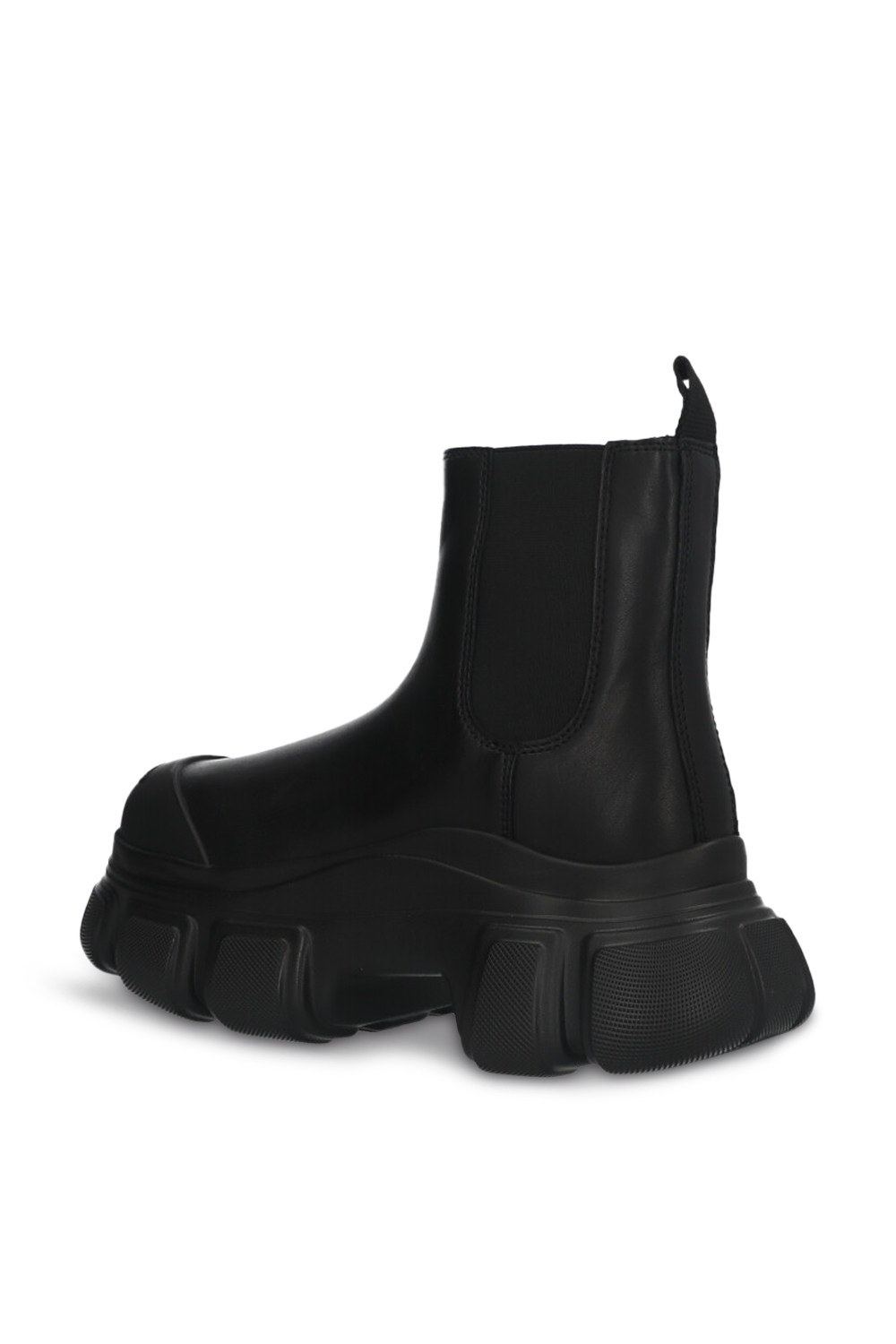 תמונה אחורית של מגפוני פלטפורמה מעור ALEXANDER WANG