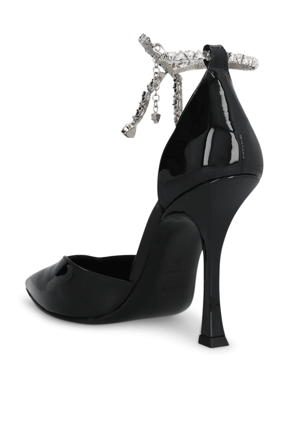 תמונה אחורית של נעלי עקב לכה JIMMY CHOO