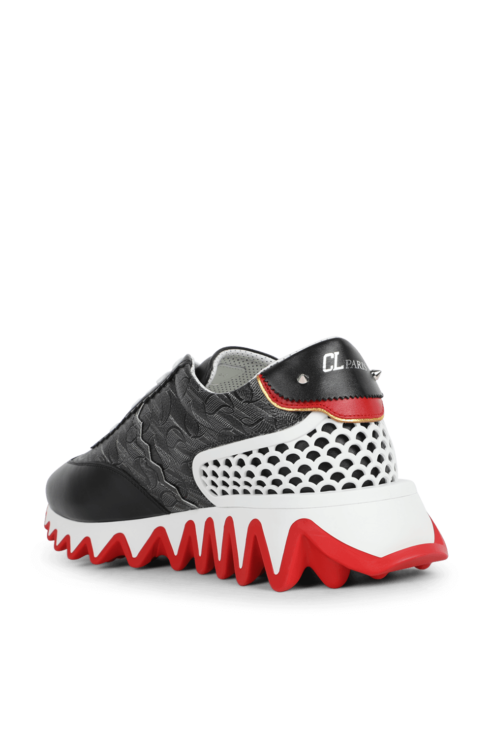 תמונה אחורית של נעלי סניקרס שארק CHRISTIAN LOUBOUTIN