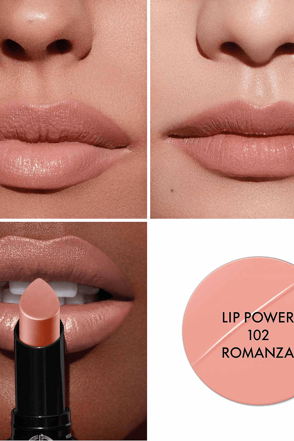 תמונה אחורית של שפתון עמיד ליפ פוואר 102 ARMANI BEAUTY