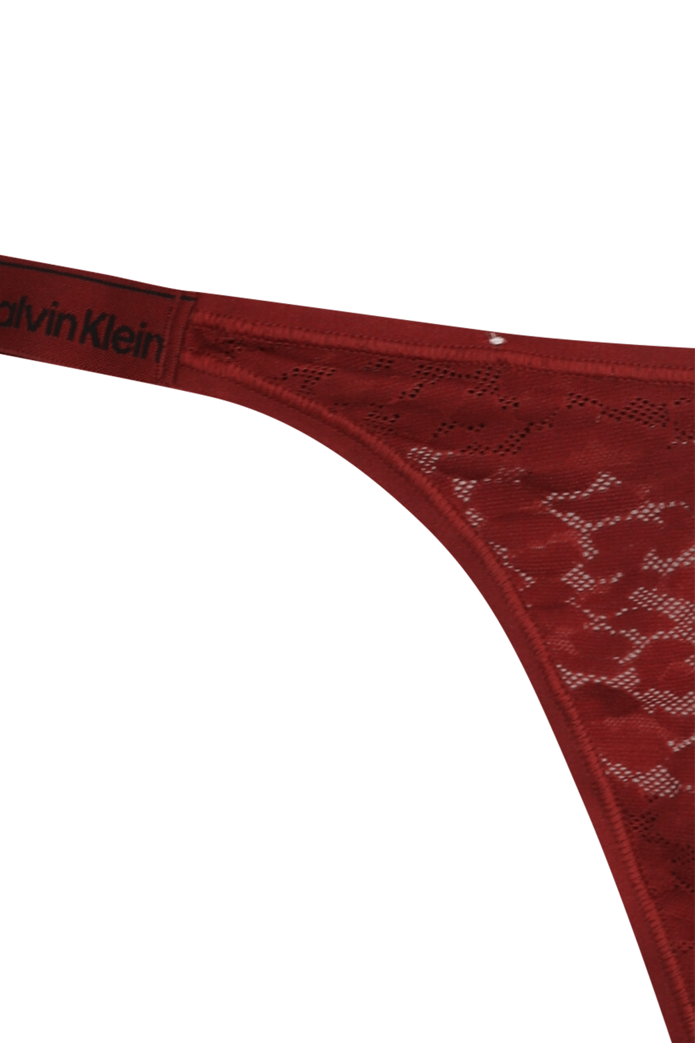 תמונת תקריב של תחתוני חוטיני תחרה CALVIN KLEIN