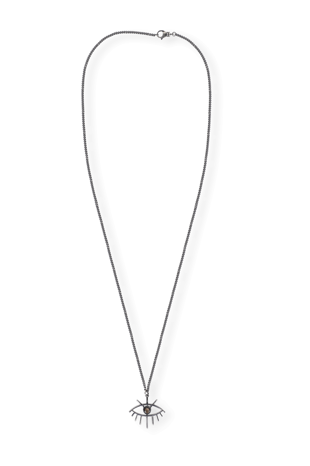 תמונה קידמית של Ojona Eye Necklace in Silver M.COHEN