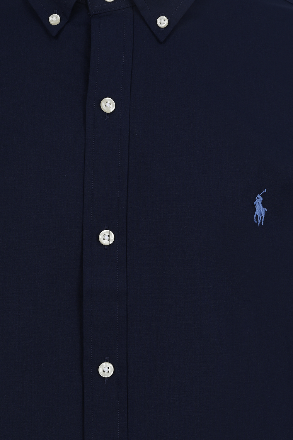 תמונה אחורית של חולצת מכופתרת מכותנה POLO RALPH LAUREN
