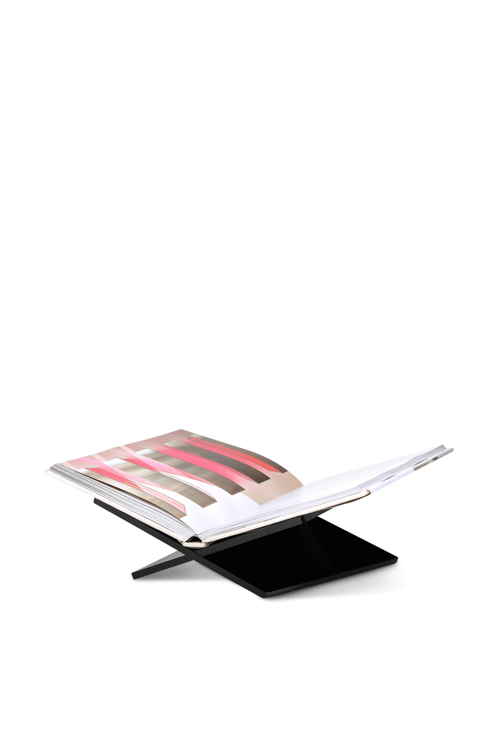תמונה קידמית של סטנד ספרים שחור ASSOULINE