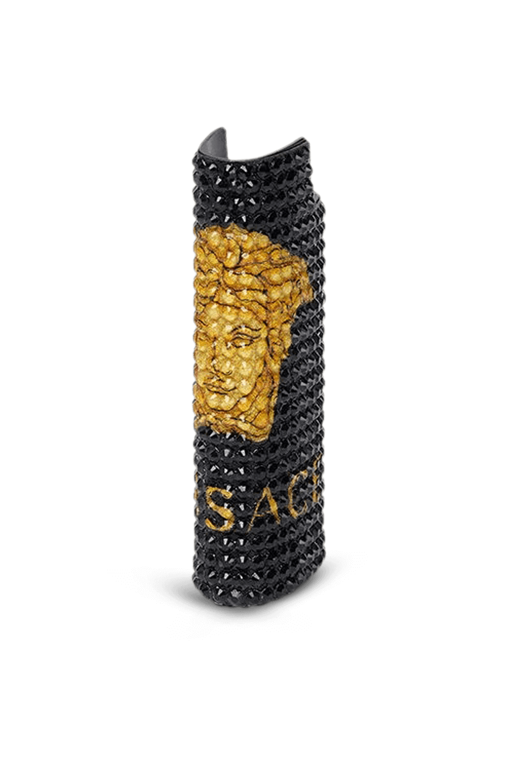 תמונה אחורית של מחזיק מצית מדוזה מקריסטל VERSACE