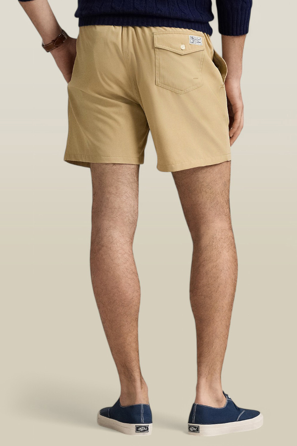 תמונת דוגמן אחורית של מכנסי בגדי ים POLO RALPH LAUREN