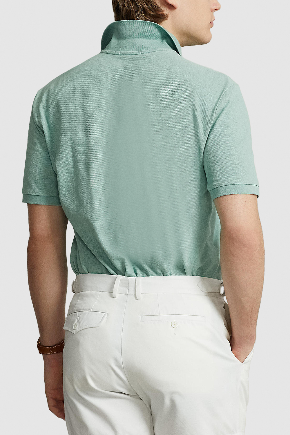 תמונת דוגמן אחורית של חולצת פולו קצרה POLO RALPH LAUREN