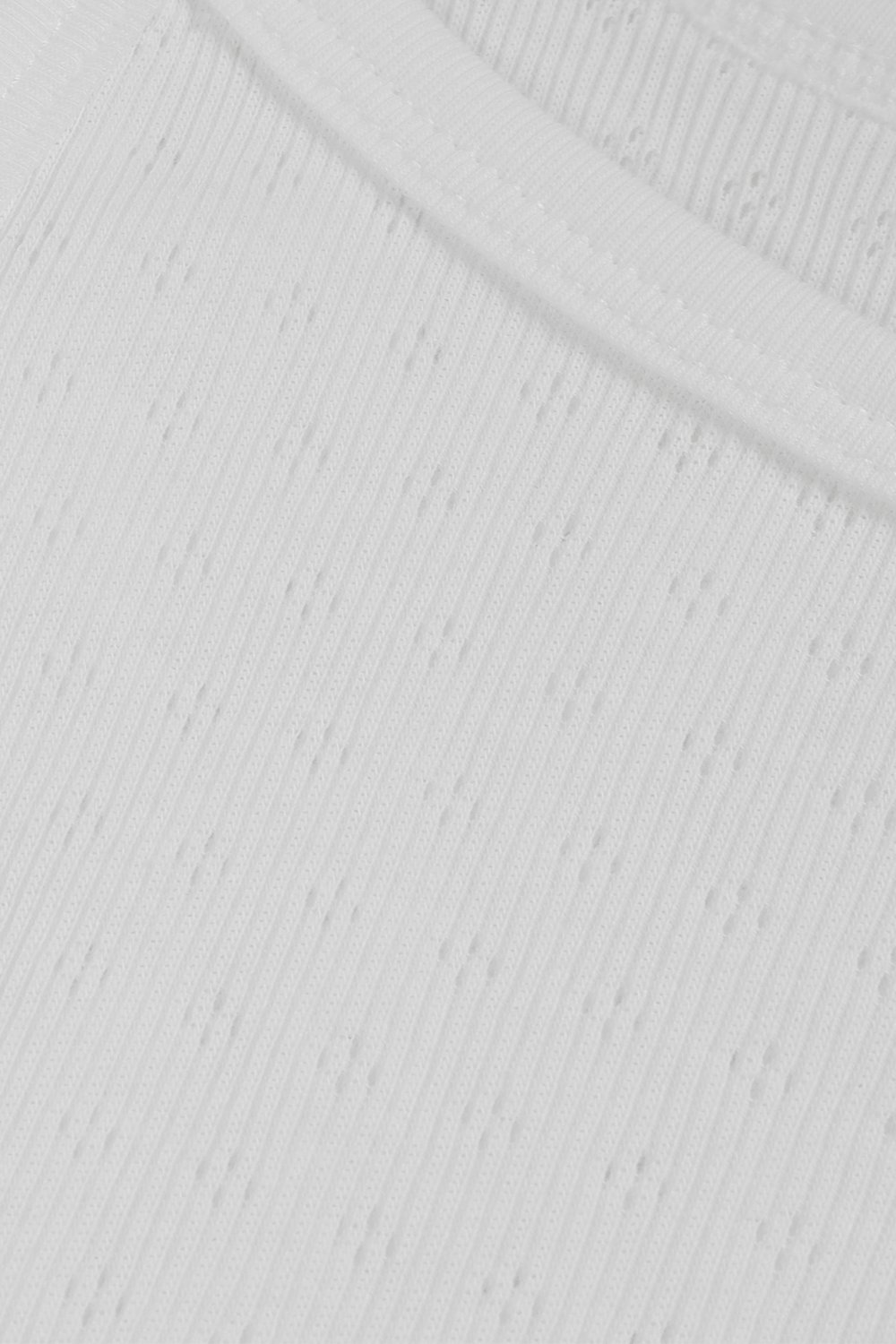 תמונת תקריב של Tank Top in White PETIT BATEAU