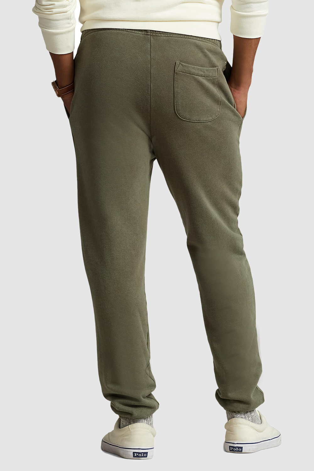 תמונת דוגמן אחורית של מכנסי ג`וג מכותנה POLO RALPH LAUREN