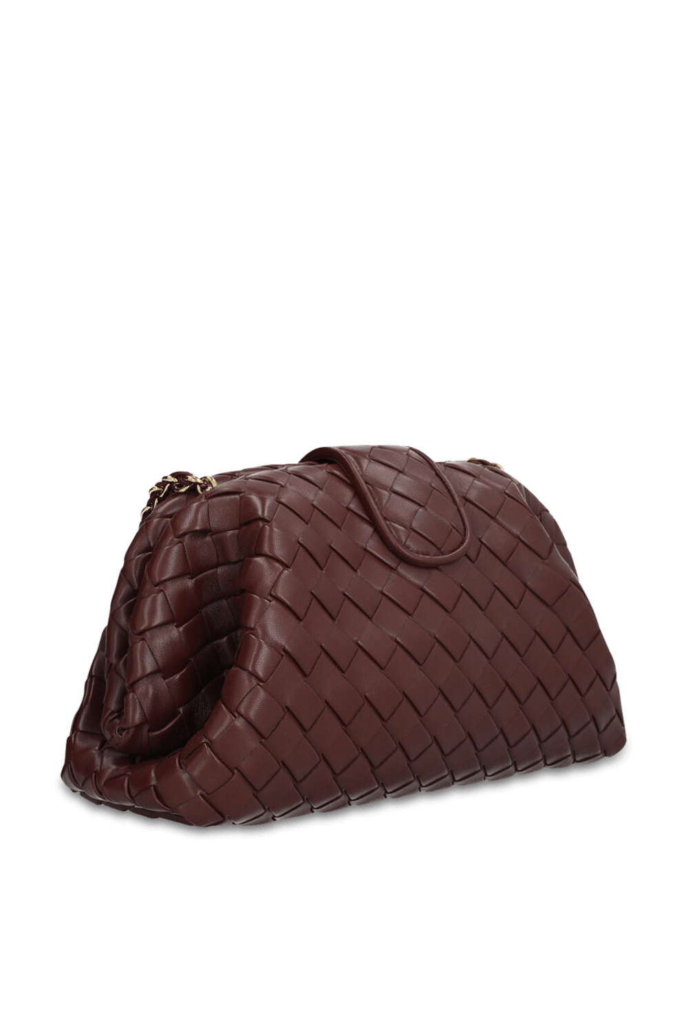 תמונה אחורית של תיק קלאץ' לורן 1980 מדיום BOTTEGA VENETA