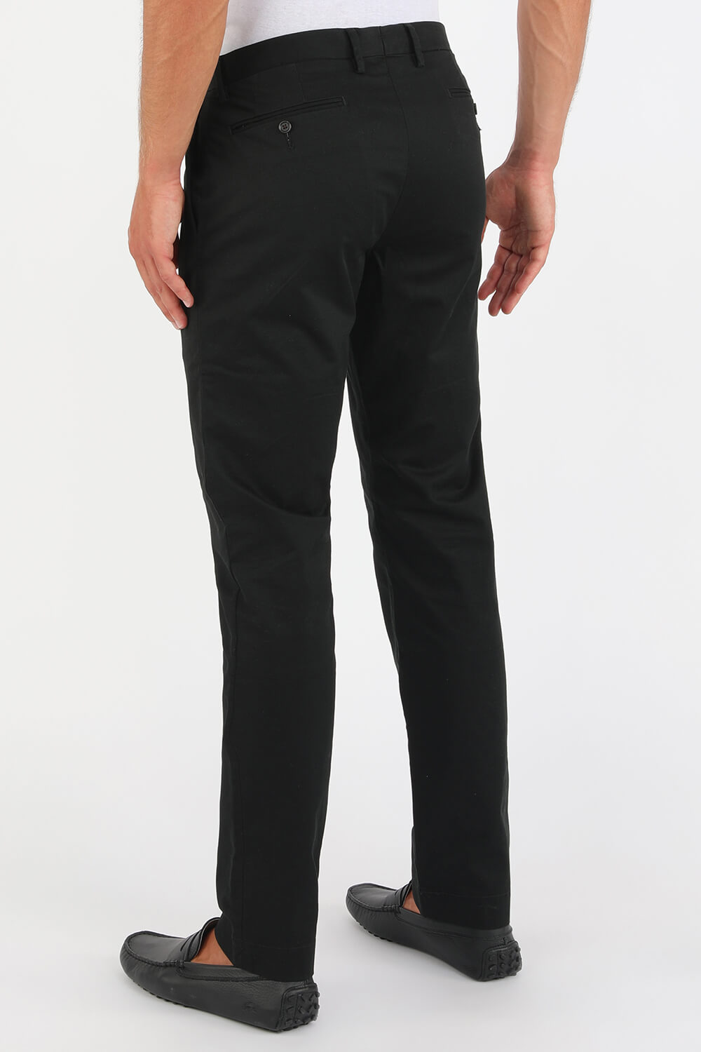 תמונת דוגמן אחורית של מכנסיים ישרים ארוכים POLO RALPH LAUREN