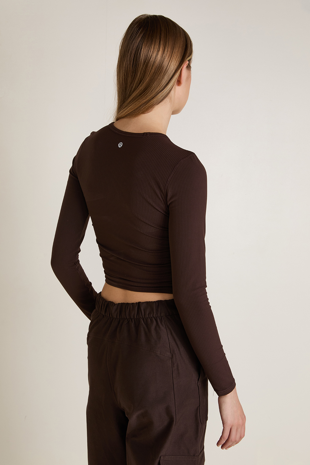 תמונת דוגמן אחורית של All It Takes Ribbed Nulu™ Long-Sleeve Shirt LULULEMON