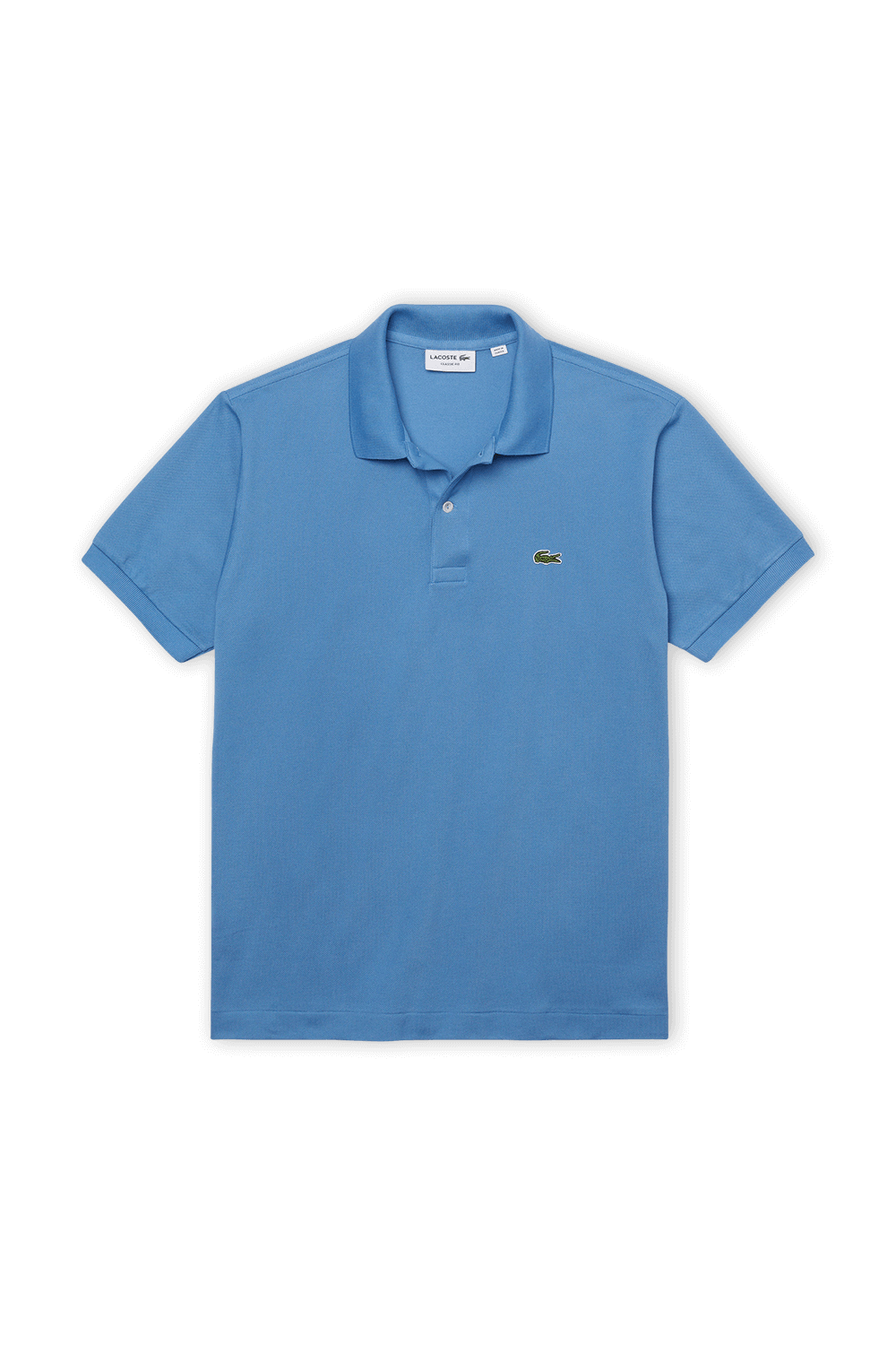 תמונה קידמית של חולצת פולו בגוון כחול LACOSTE