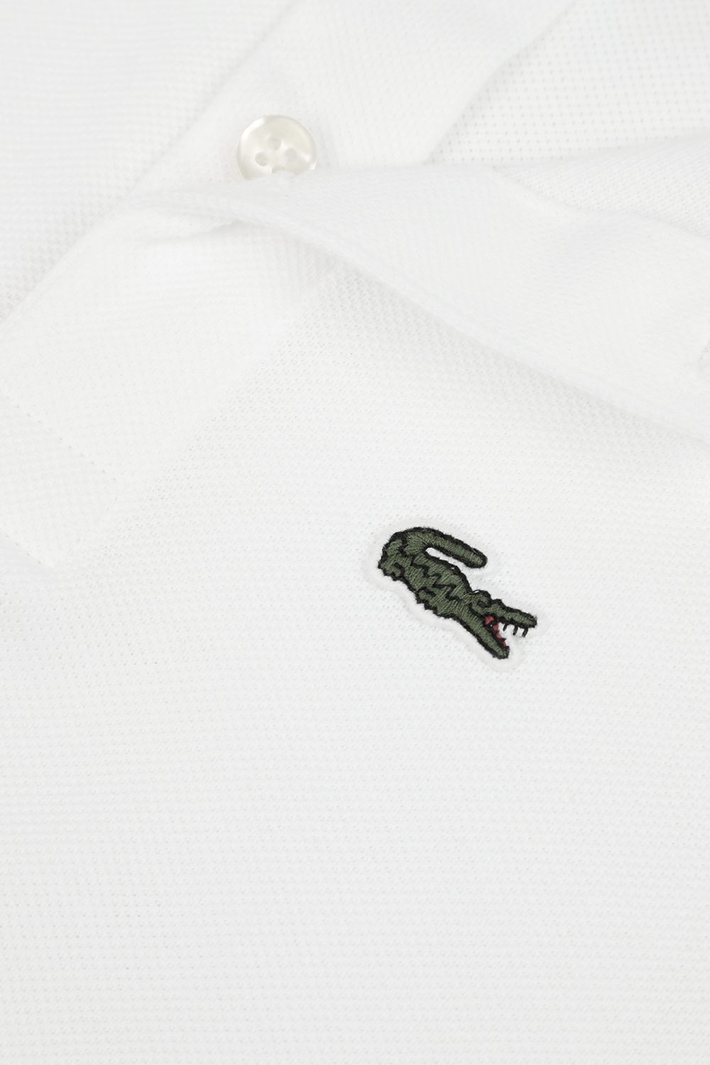 תמונה אחורית של חולצת פולו עם רקמה - גילאי 2-16 LACOSTE KIDS