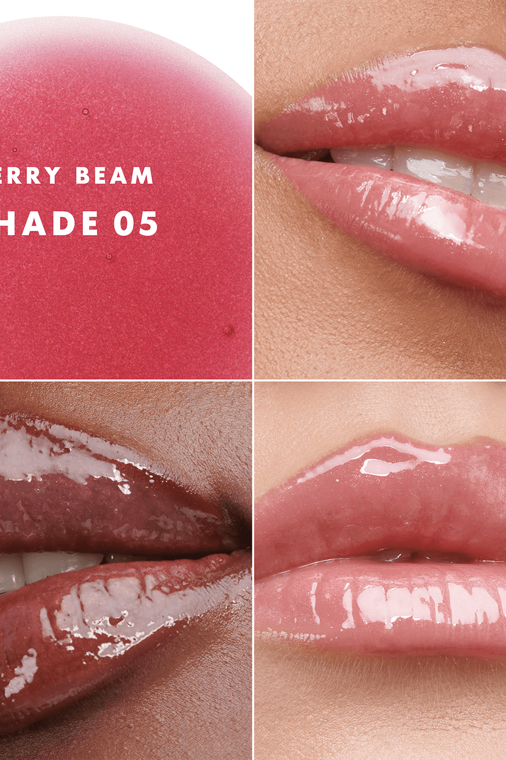 תמונת תקריב של ליפ גלוס פריזמה 05 ARMANI BEAUTY