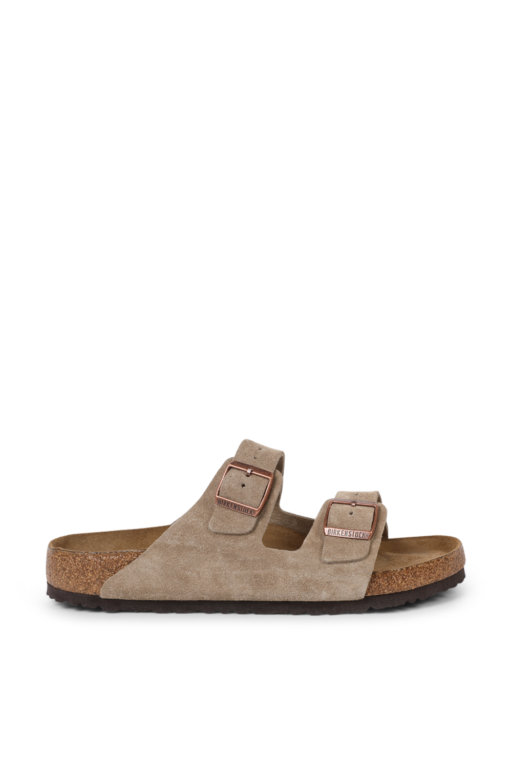 תמונה קידמית של כפכפי אריזונה בגוון בז' BIRKENSTOCK