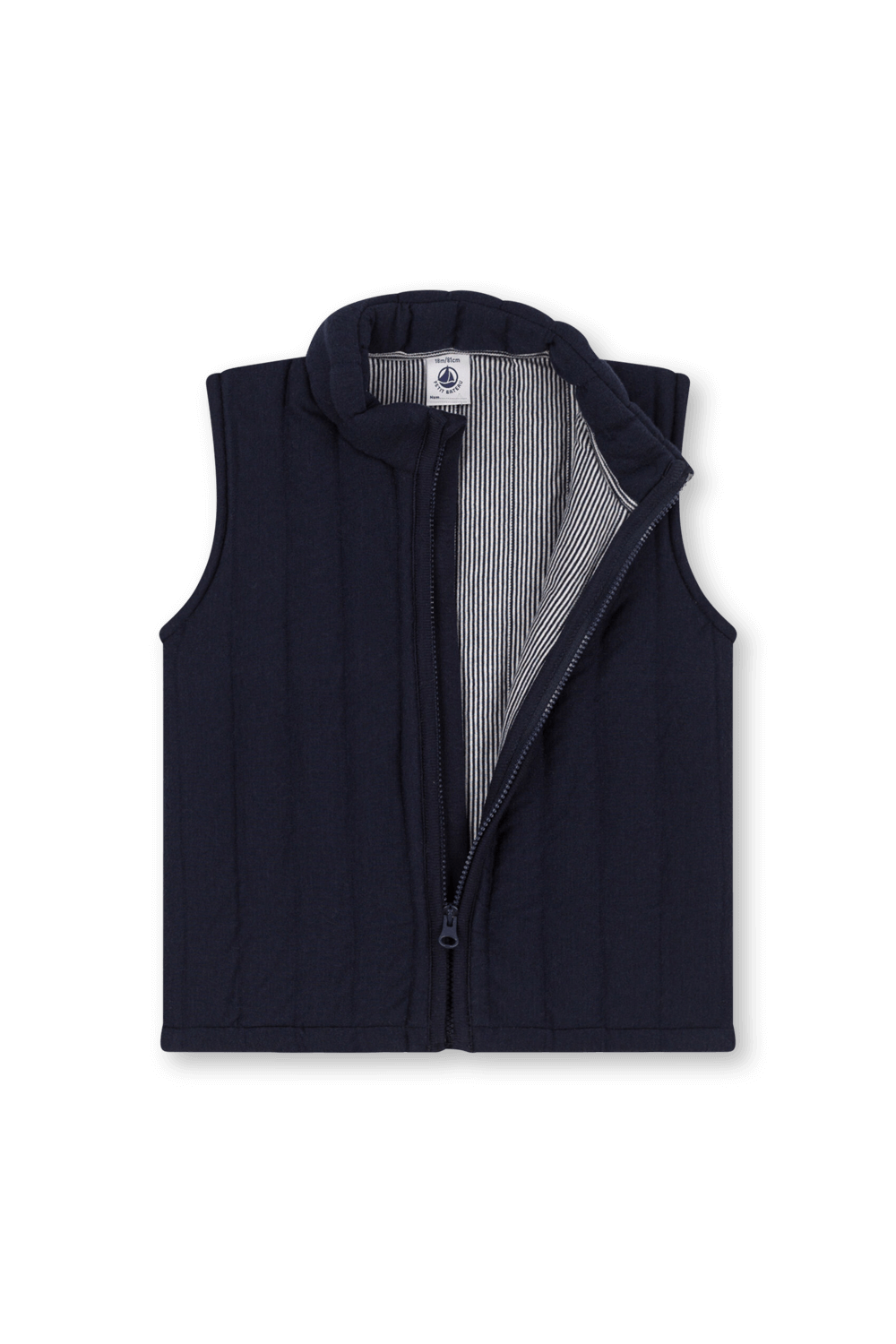תמונה אחורית של וסט קווילט - גילאי 18-36 חודשים PETIT BATEAU