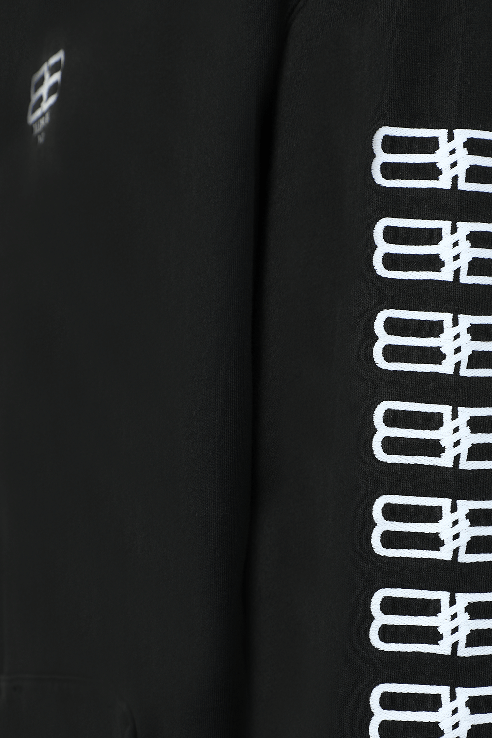תמונת תקריב של קפוצ'ון לוגו אייקון פריז BALENCIAGA